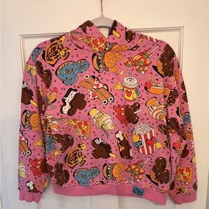 Disney Pink Snack & Dessert Print Hoodie